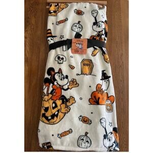 Mickey Minnie Mouse Halloween Throw Blanket 60” X 70” BIG!